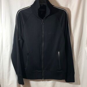 H&M Men’s Black Lightweight Zip-Up Performance Jacket, Size M